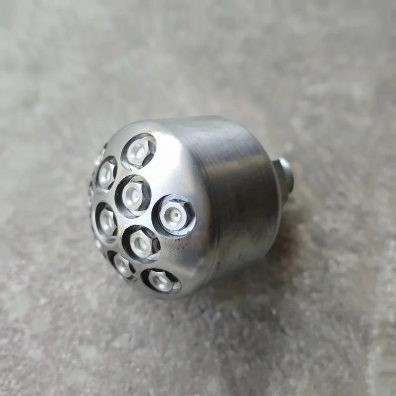 High pressure stainless steel dredging sewage pipe cleaning nozzle Spraying stainless steel ceramic nozzle