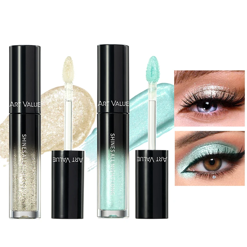 Shiny Pearl Eye Shadow Silky Texture Durable Color Eye Shadow