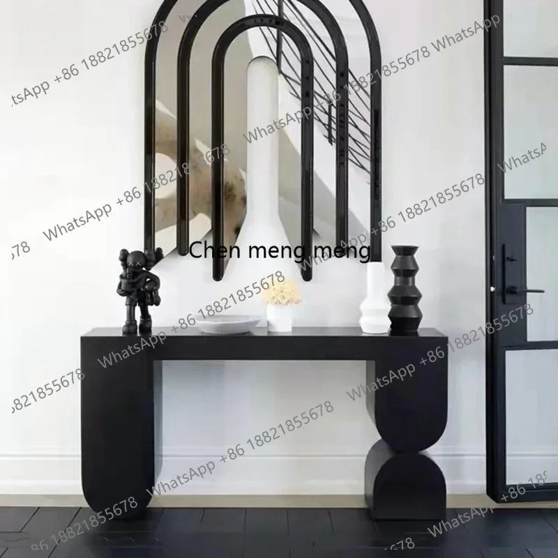 

Nordic Creative Entrance Table Model Room Light Luxury End View Table Hotel Corridor Decoration Table