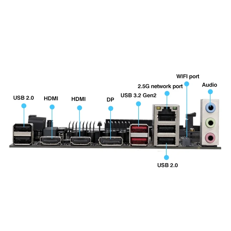ViVaSDiy Office Motherboard With Core Cpu Ultra 0000 Seri(refer To Ultra5 12*h) Ddr5 Ram Ai Argb Lga115x Pcie 3.0x8 Mainboard