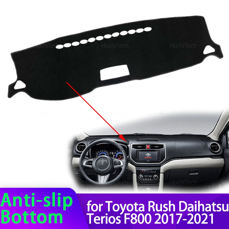 Für Toyota Rush Daihatsu Terios F800 2017-2021 Hohe Qualität Dashboard Matte Dashmat Abdeckung Pad Sonnenschirm Teppich Zubehör