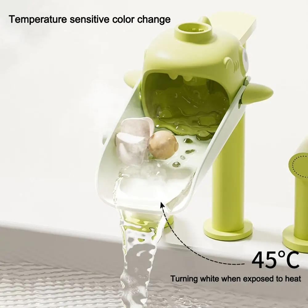 

Temperature Sensitive Faucet Extender Anti-Splash Adjustable Silicone Sink Extender Soft Material Tap Faucet Extender