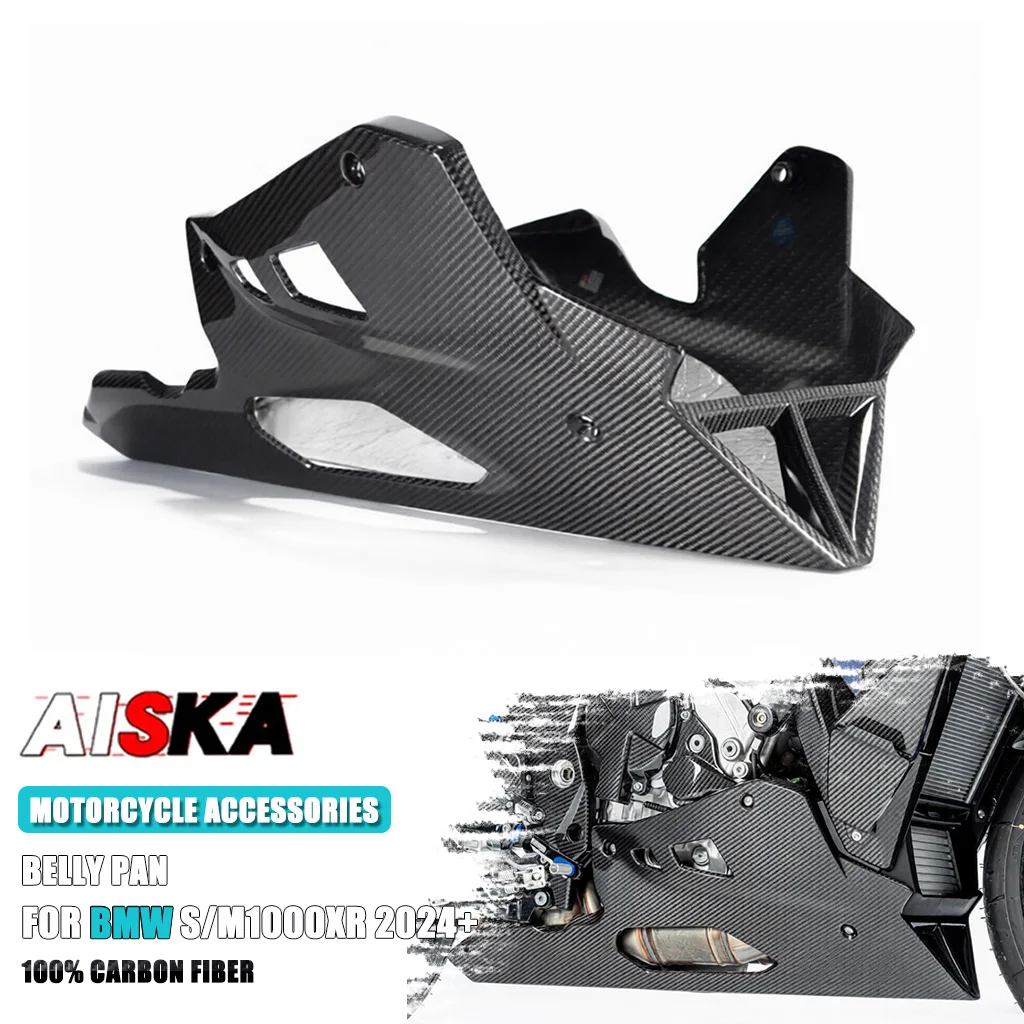 

M1000XR Belly Pan Accessories Real Carbon Fiber Lower Belly Pan Tray Guard Fairing Kit For BMW S1000XR M1000XR 2024 2025 2026