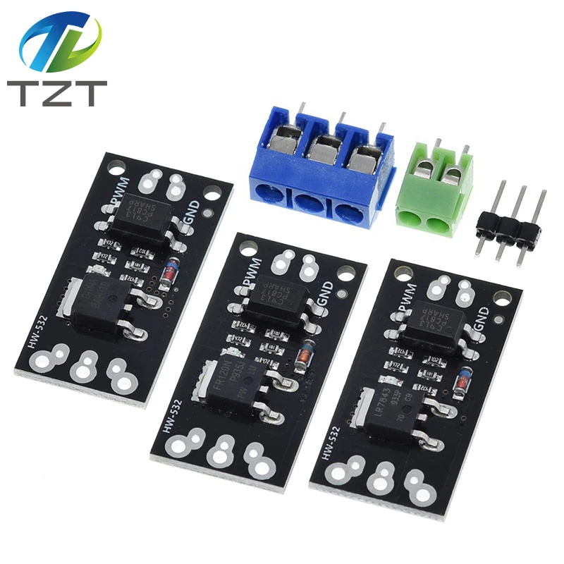 DIYTZT FR120N LR7843 AOD4184 D4184 Isolated MOSFET MOS Tube FET Module Replacement Relay 100V 9.4A 30V 161A 40V 50A Board