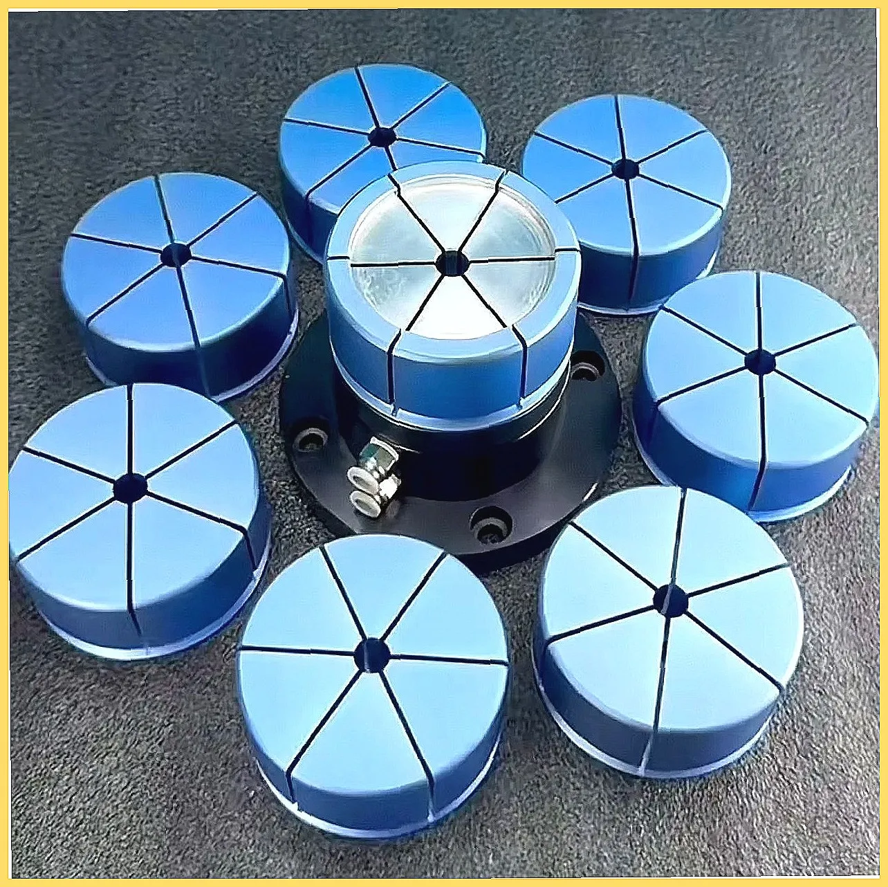 Pneumatic Fixture with External Clamping & Internal Expansion for Irregular-Shaped Workpieces