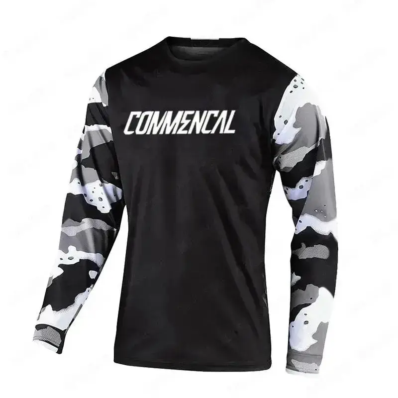 TEENAGERS LONG-SLEEVED T-SHIRT MOUNTAIN BIKING MOTOCROSS RIDING JERSEY MOUNTAIN BIKING CAMPING OUTDOOR FISHING SHIRT LOOSE