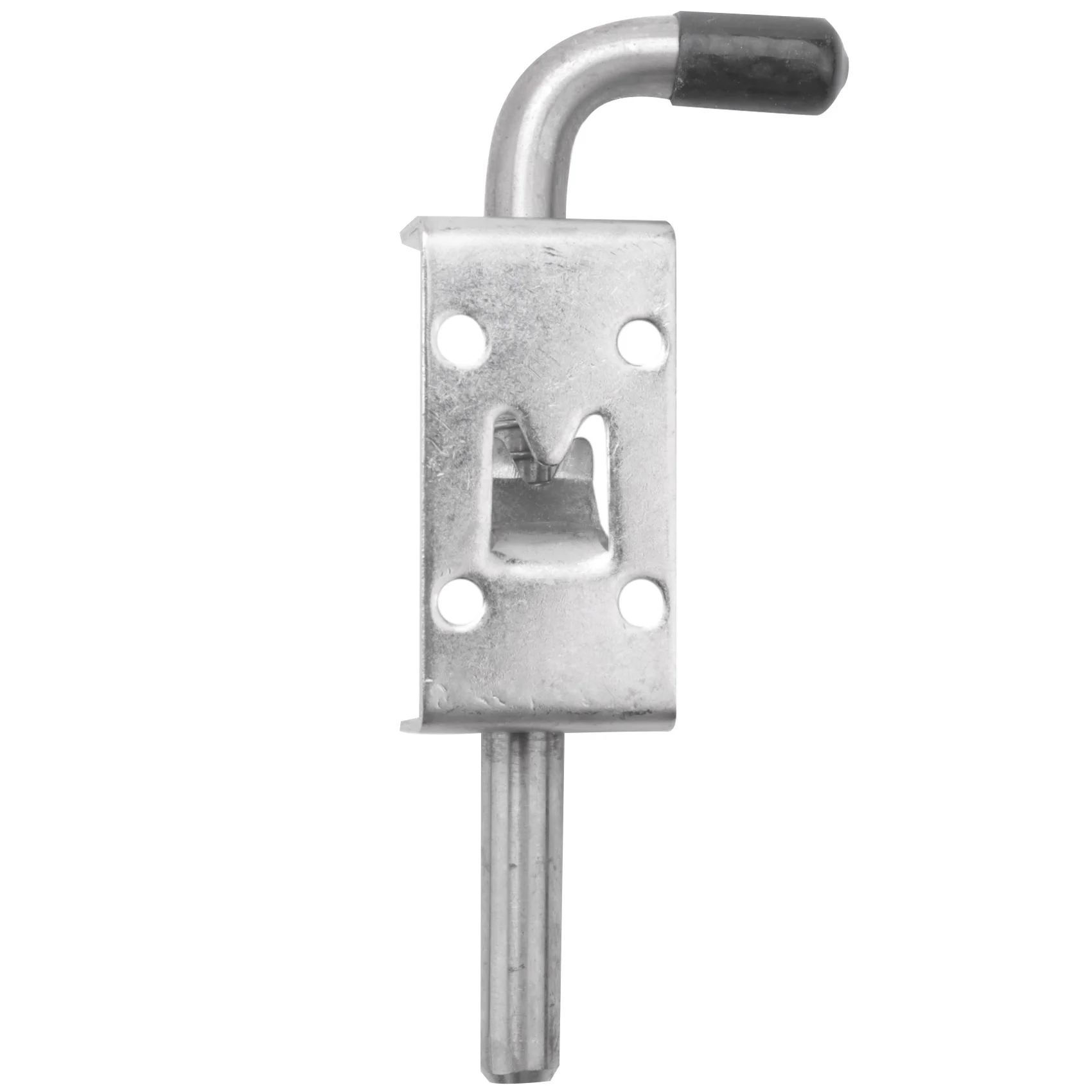 A33Z-2Pcs 5 Inch Stainless Steel Spring Loaded Latch Pin Barrel Bolt 2Mm Thickened Door Lock Brushed