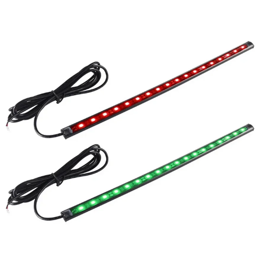 2PCS LED Strip Neon Lights 30CM 12in Underbody Under Dash Accent decorazione luce per auto moto barca Marine 12V impermeabile