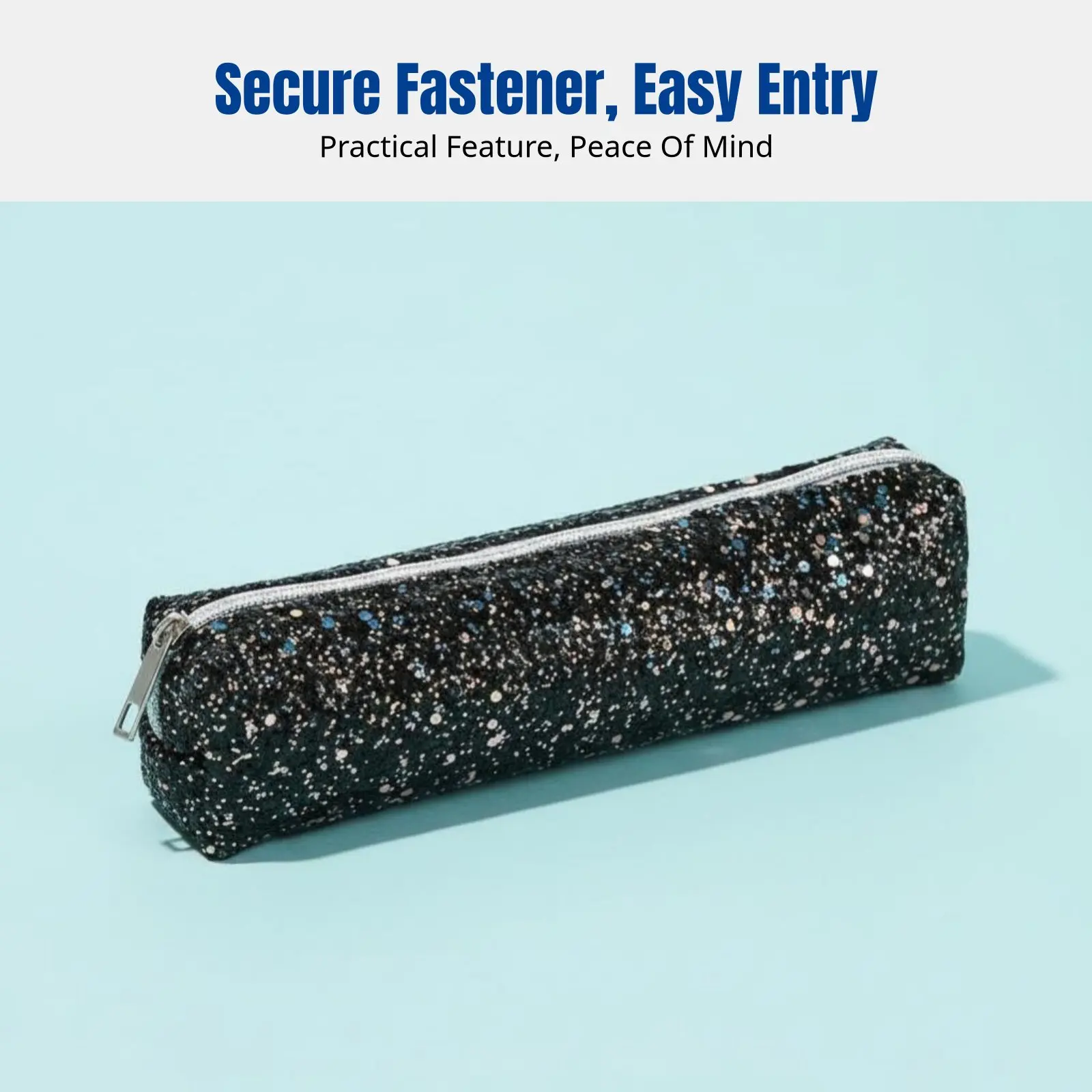 sparkle-pencil-case-oxford-fabric-stationery-organizer-kids-creative-cylinder-pouch-unisex-zipper-closure