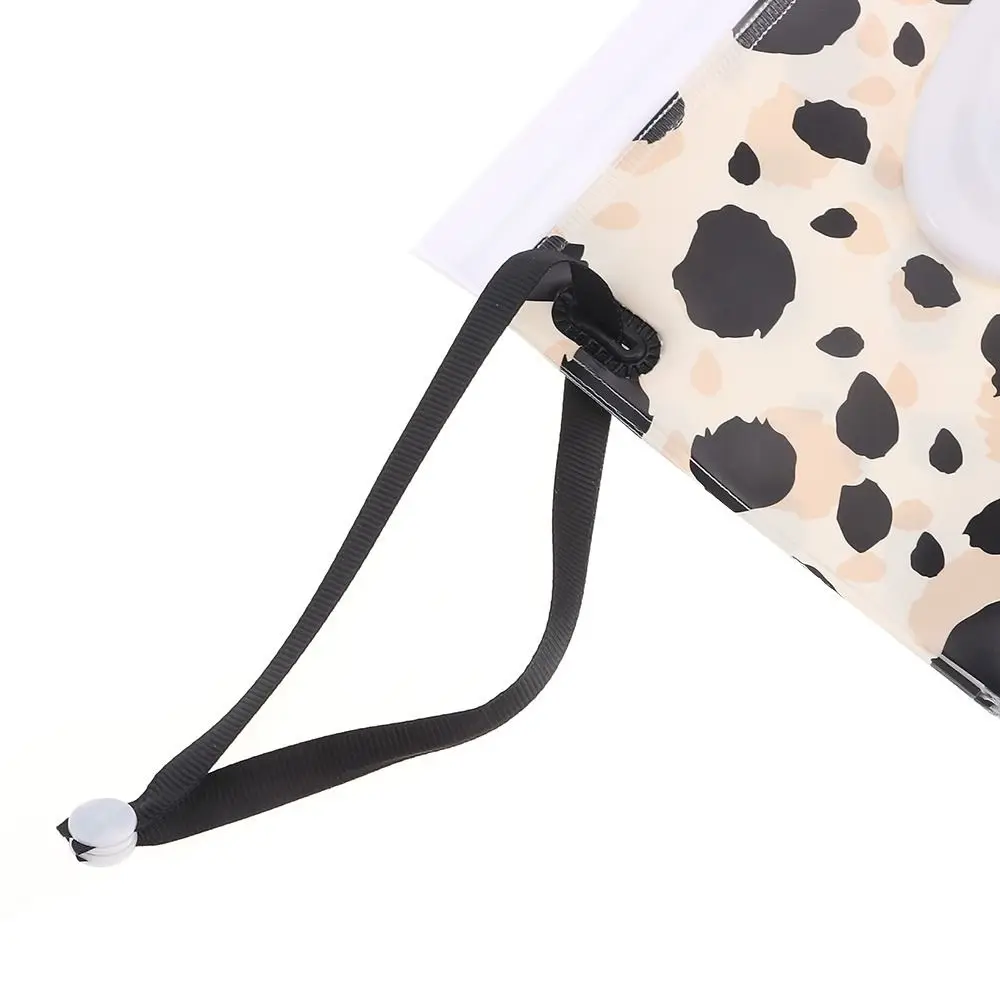 Fashion EVA Wet Wipes Bag Flip Cover Snap-Strap Cosmetic Pouch Portable Refillable Carrying Case Baby Product