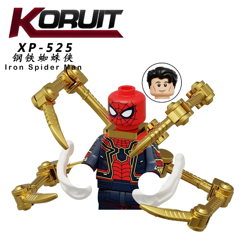 مكعبات بناء صغيرة للبطل الخارق من مارفل، إصدارات متعددة من Spider-Man، Penny، دمى قابلة للجمع، مناسبة كهدية للأولاد