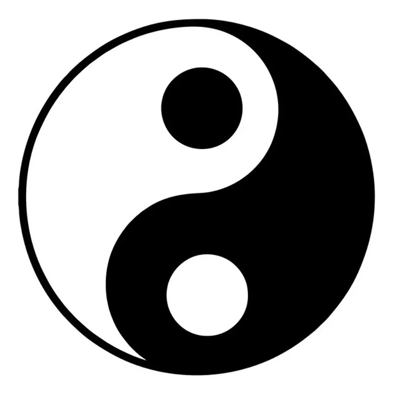 Personality Creative Sticker Yin and Yang Baguazhen Car Scratches Fairy Decoration Waterproof Sunscreen PVC, 10cm