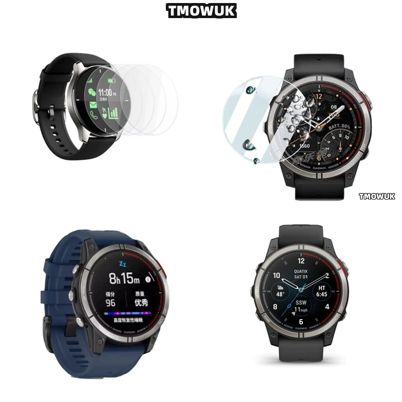 

For Garmin Quatix 7 Pro Quatix7 - 9H Hardness Tempered Glass Screen Protector | HD Clear, Bubble-Free, Case Friendly