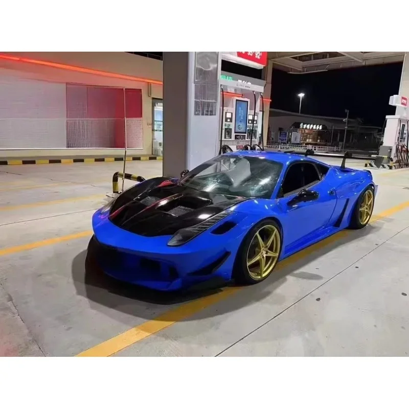 Wide Body Styling Kit, Front Rear Bumper Side Skirts Trunk Lid Exterior Decor Parts