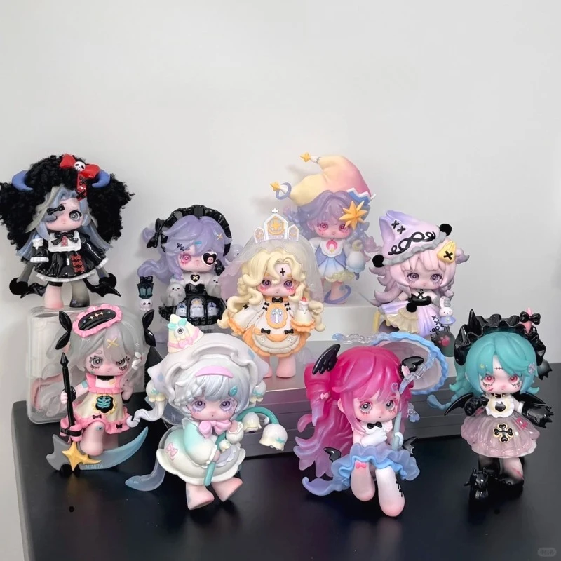 

Ninita Witch Revelation Series Blind Box Kawaii Ninita Anime Doll Surprise Bag Mystery Box Anime Figure Desktop Decor Girl Toys