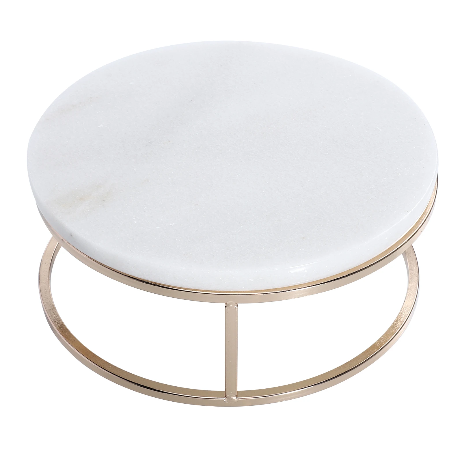 

Marble Tray Cake Stand Dessert Display Plate Thick Base Stable Placement Reusable Marble Material Baking Tray Cake Rack