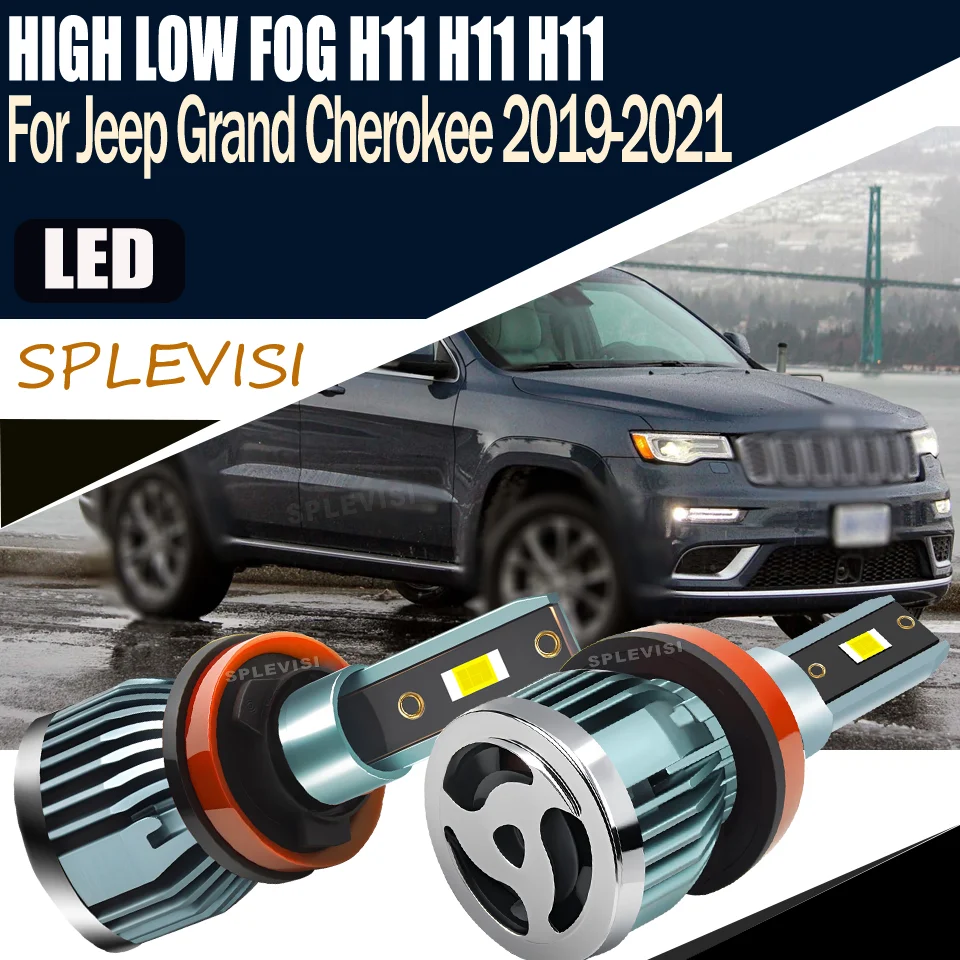 

Plug and Play 100w High-Performance Better Night Signal Visibility LED Headlight foglight For Jeep Grand Cherokee 2019 2020 2021