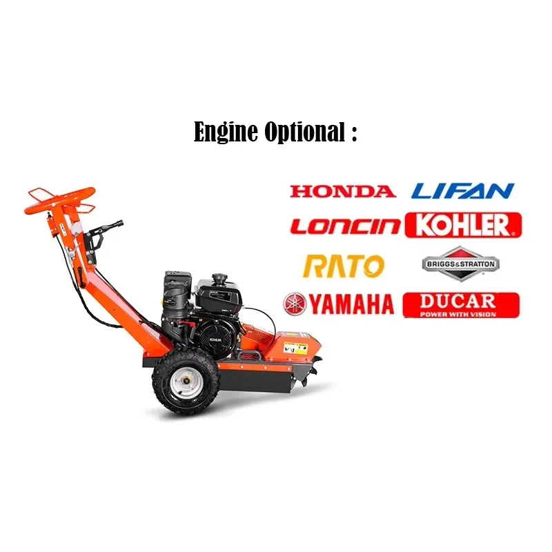 Maxpower 15hp Powered Customization Home Use Movable Mini  Wood Tree Root Remover  Stump Grinder