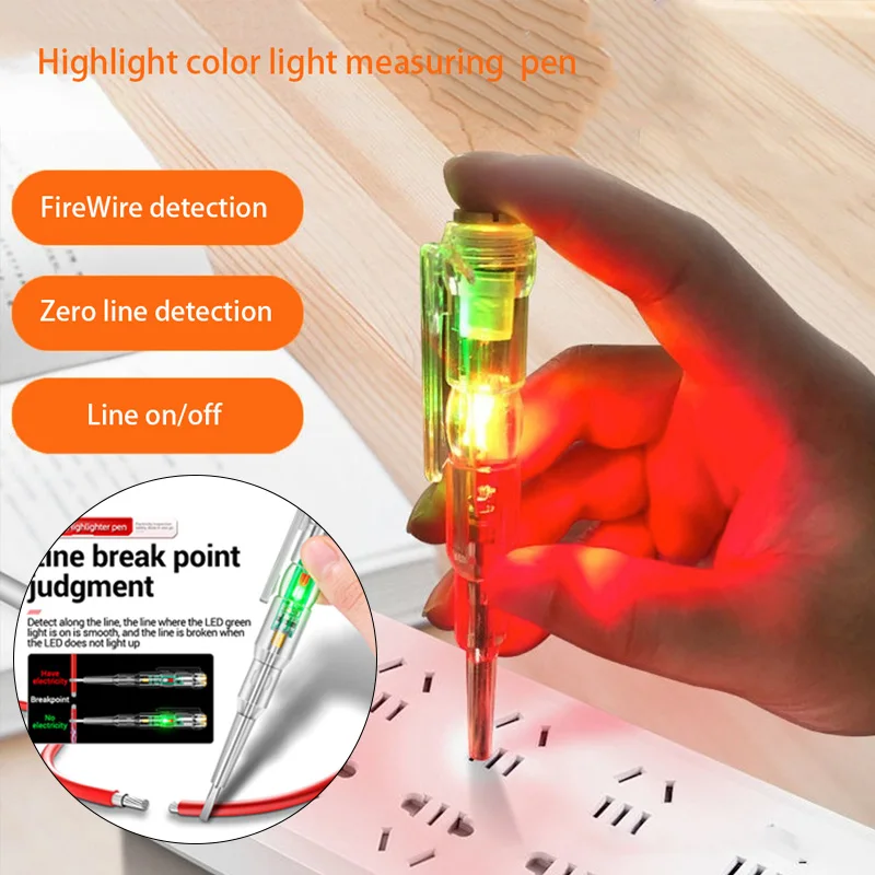 Intelligent Voltage Tester Pen AC Non-contact Induction Test Pencil Voltmeter Power Detector Electrical Screwdriver Indicator