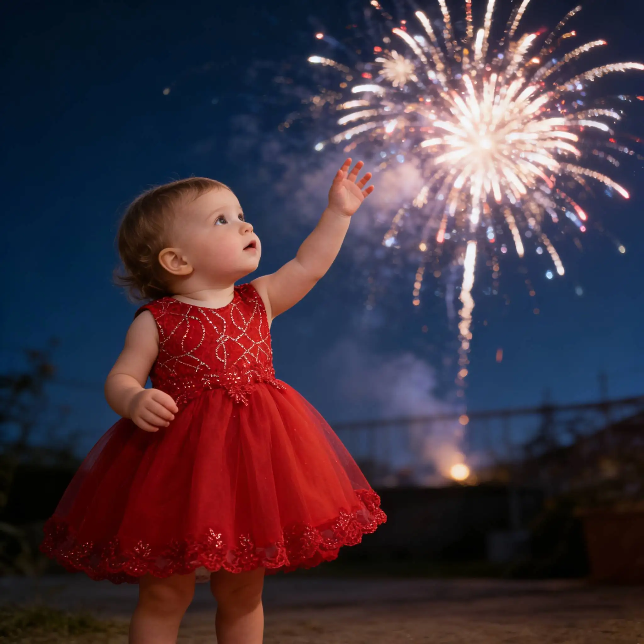 

Girls Newyear Dresses Girls Newborn Baby Girls Toddler Kid Bowknot Mini Dress Clothes Kids Christmas Party Performance Costume