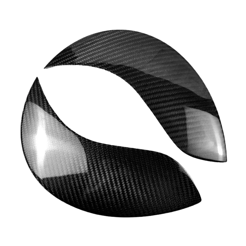 

Rare Car Front Headllamp Eyebrow Head Light Eyelid Eyebrow Carbon Fiber Tirm For Bmw Mini R55 R56 R57 R60