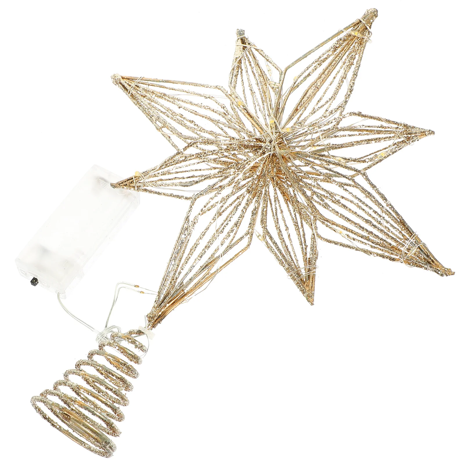 

Christmas Tree Topper Lighted Glowing Star Decor for Holiday Home Xmas Tree Treetop Decoration Bright Festive Ornament