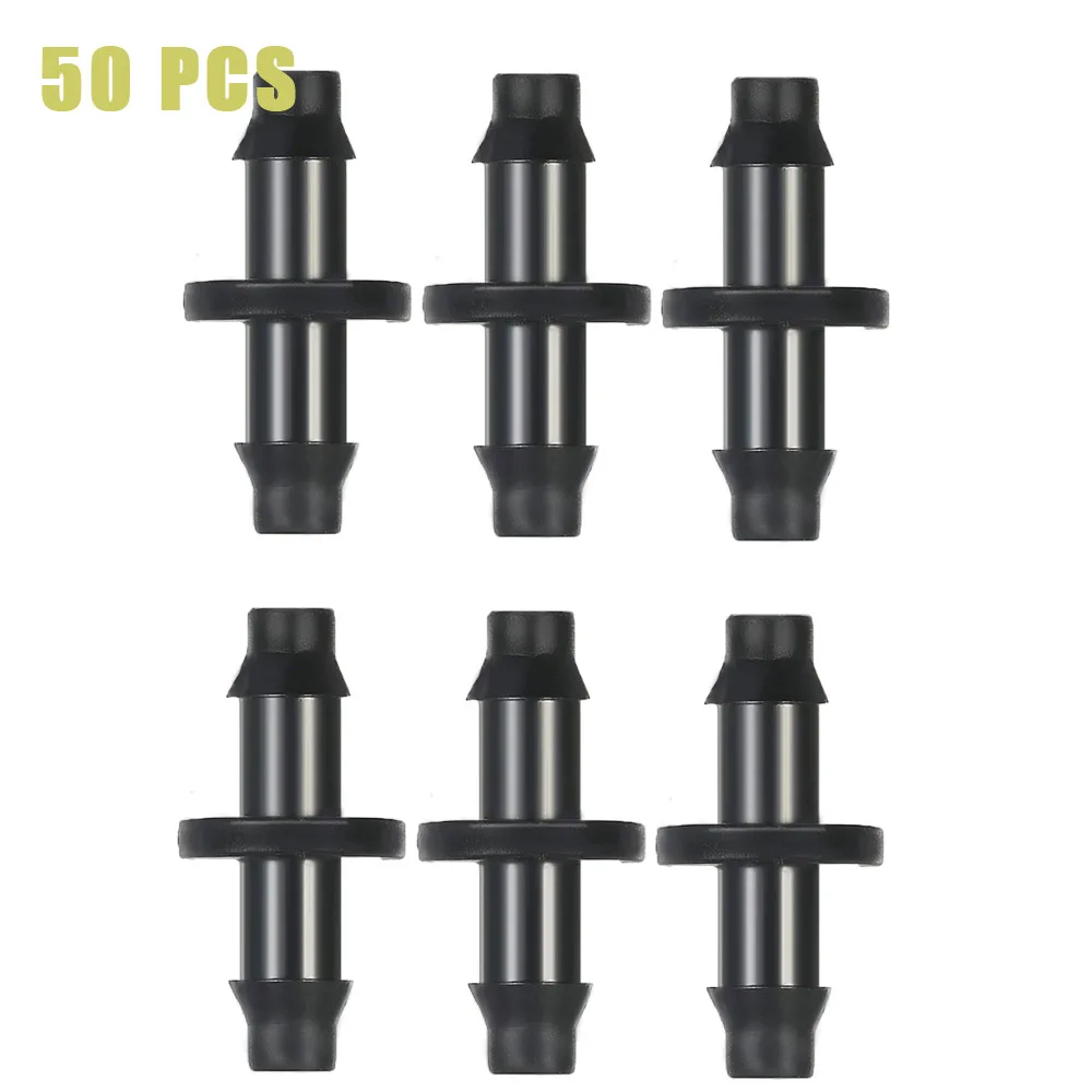 

50 Pcs 1/4 Inch Barb 2-Way/ Tee / 4-Way/ 6-Way Connector In Garden Water Sprinkler Irrigation Drip System For 4mm/7mm Hose