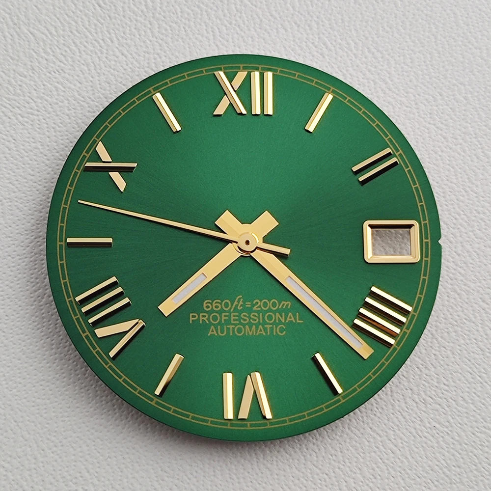 28,5 мм NH35 циферблат NH36 циферблат часов римский циферблат модифицированный циферблат подходит для NH35 механизм аксессуары для часов