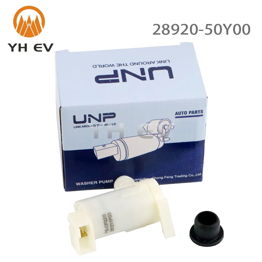 Bomba de limpiaparabrisas, motor de limpieza de ventanas para NISSAN Sunny 100NX Primera NISSAN X-Trail, OE 28920-50Y00 28621-EW70A