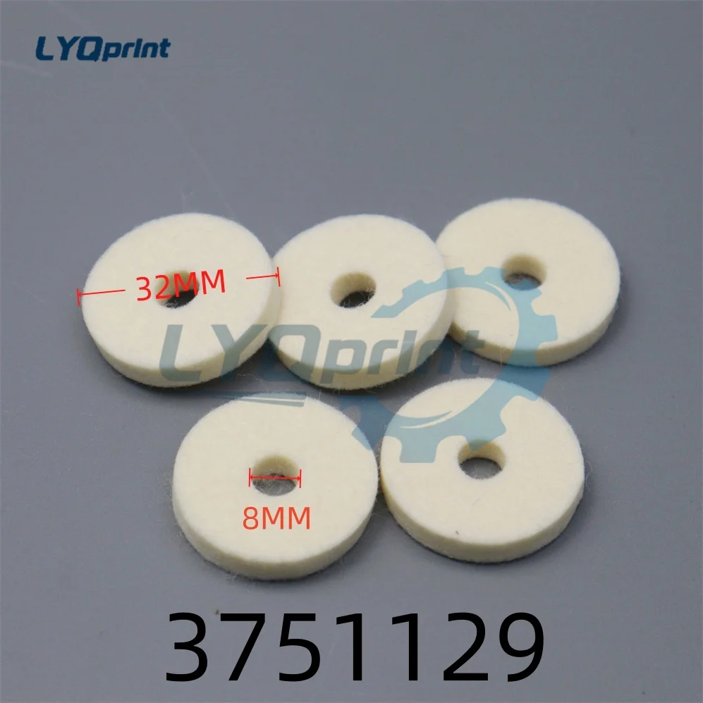 

5 шт. высокого качества 3751129 Фетровый диск для швейной головки Hohner 52/8, детали для швейных машин Hohner
