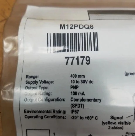 

Brand New M12PDQ8 Optoelectronic Receiver Products High Quality Hot Sale Expedited shipping