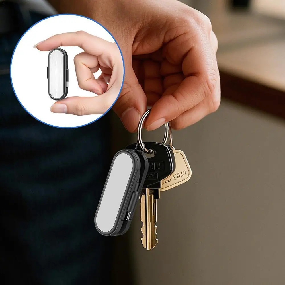 

Budi Type-C Adapter Cable Multi-functional Keychain Card Slot Storage Box With Anti-lost SIM Card Removal Pin Data Cable