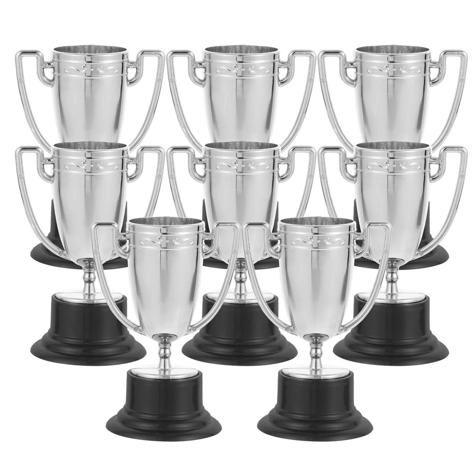 8 Pcs Mini Trophy Cup Kid Toys Baseball Ornaments Game Awards Kids Trophies Participation Plastic Team Gifts Child Children