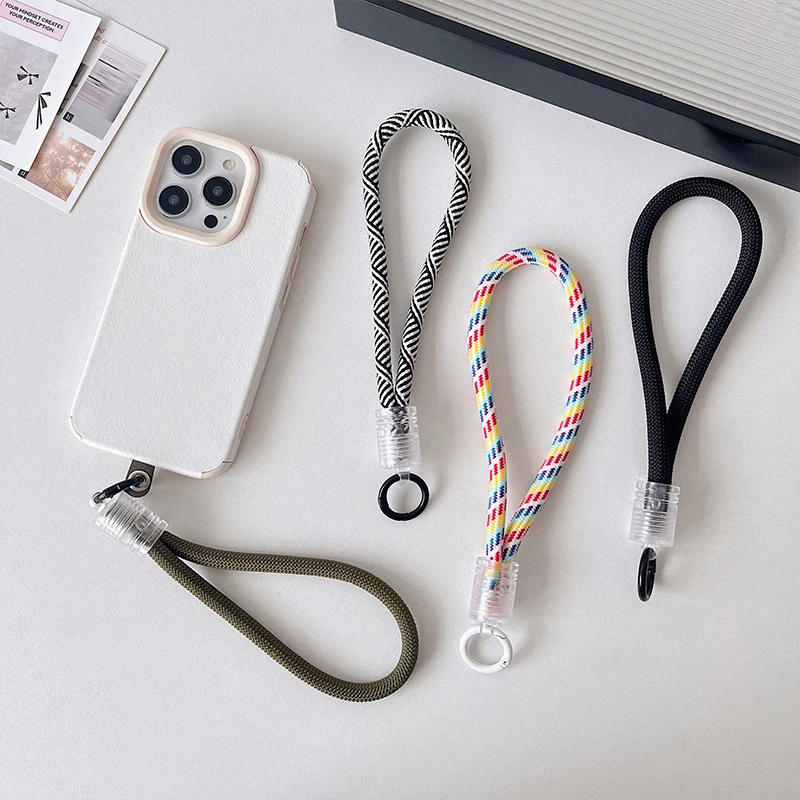 Personalized Phone Lanyard Outdoor Universal Anti-lost Mobile Phone Lanyard Fashion Anti-fall Short Mobile Phone Wrist Straps