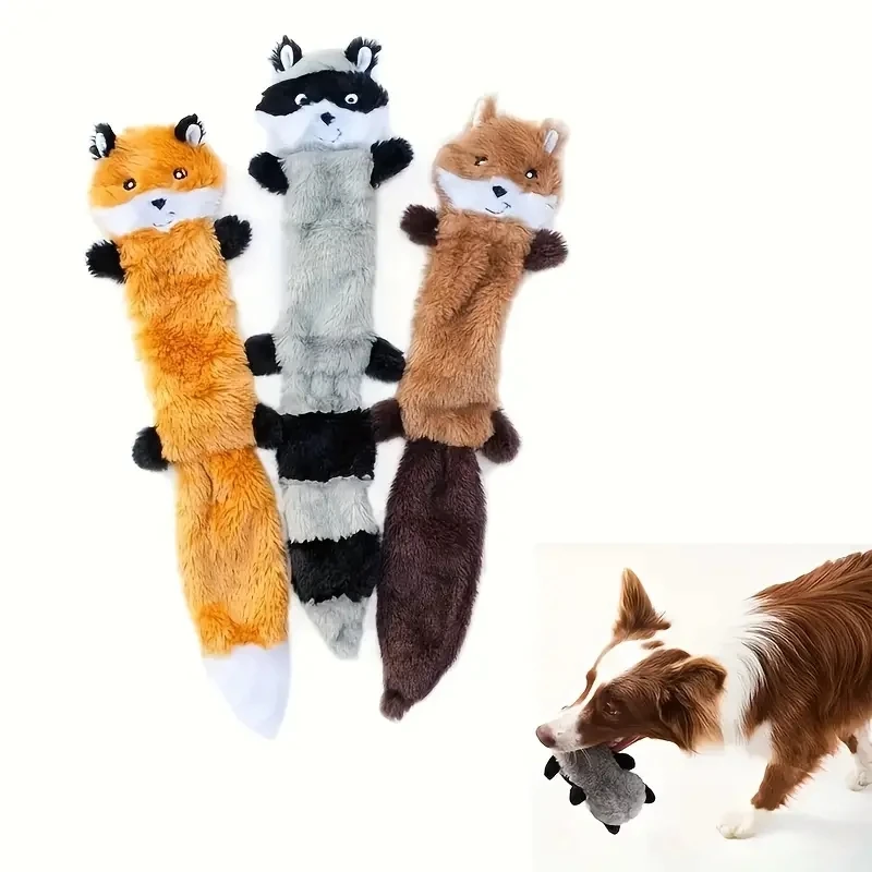 Bite Resistant Vocal Pet Products Grinding Teeth Cleaning Educational Dollplush Fur Shell Dog Toy