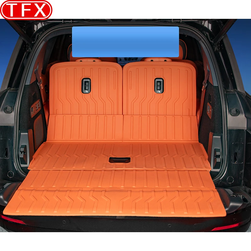 For Lynk&co 900 2025 Car TPE Trunk Cushion Fully Surrounds The Trunk Backrest Cushion Trunk Mat Auto Rear Waterproof Accessories