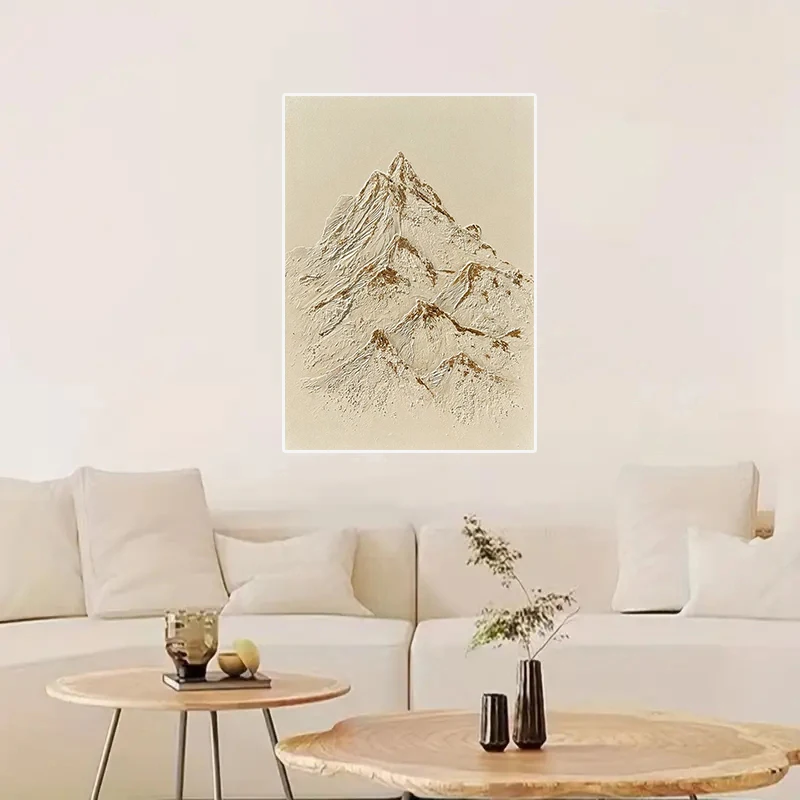 

Large 100% Handmade Thick Texture Picture 100% Hand-Painted Palette Knife Trees Oil Painting Canvas Wall Art Living Room Artwork