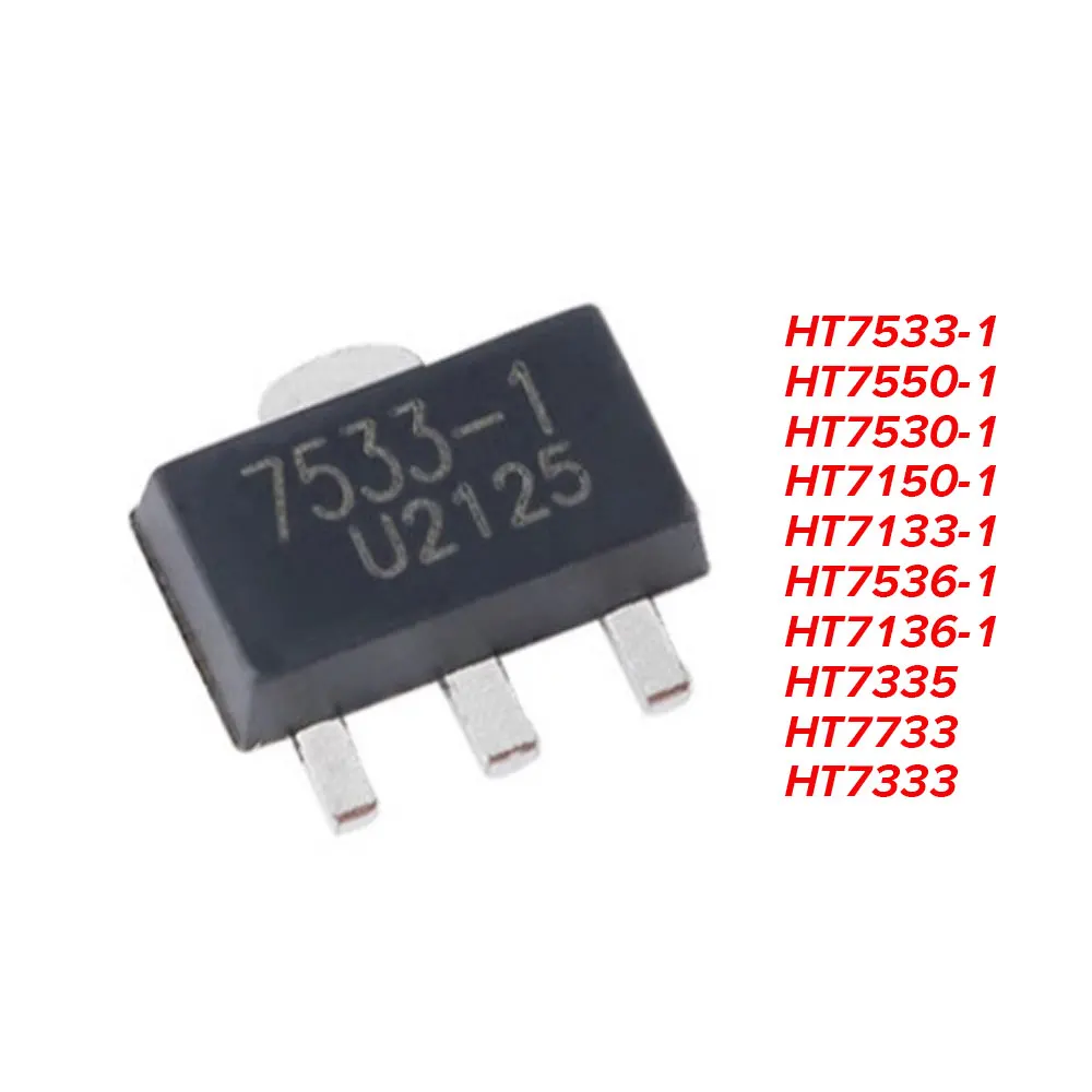 

10PCS HT7533-1 HT7550-1 HT7530-1 HT7150-1 HT7133-1 HT7536-1 HT7136-1 HT7335 HT7733 HT7333 SOT89 SOT-89