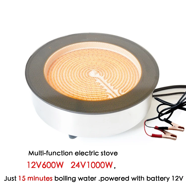 

12V/24V 600W/1000W Dc Solar Powered Multifunctionals Electric Furnace 3.2L/Suitable for Outdoor Car Mounted Solar Energy