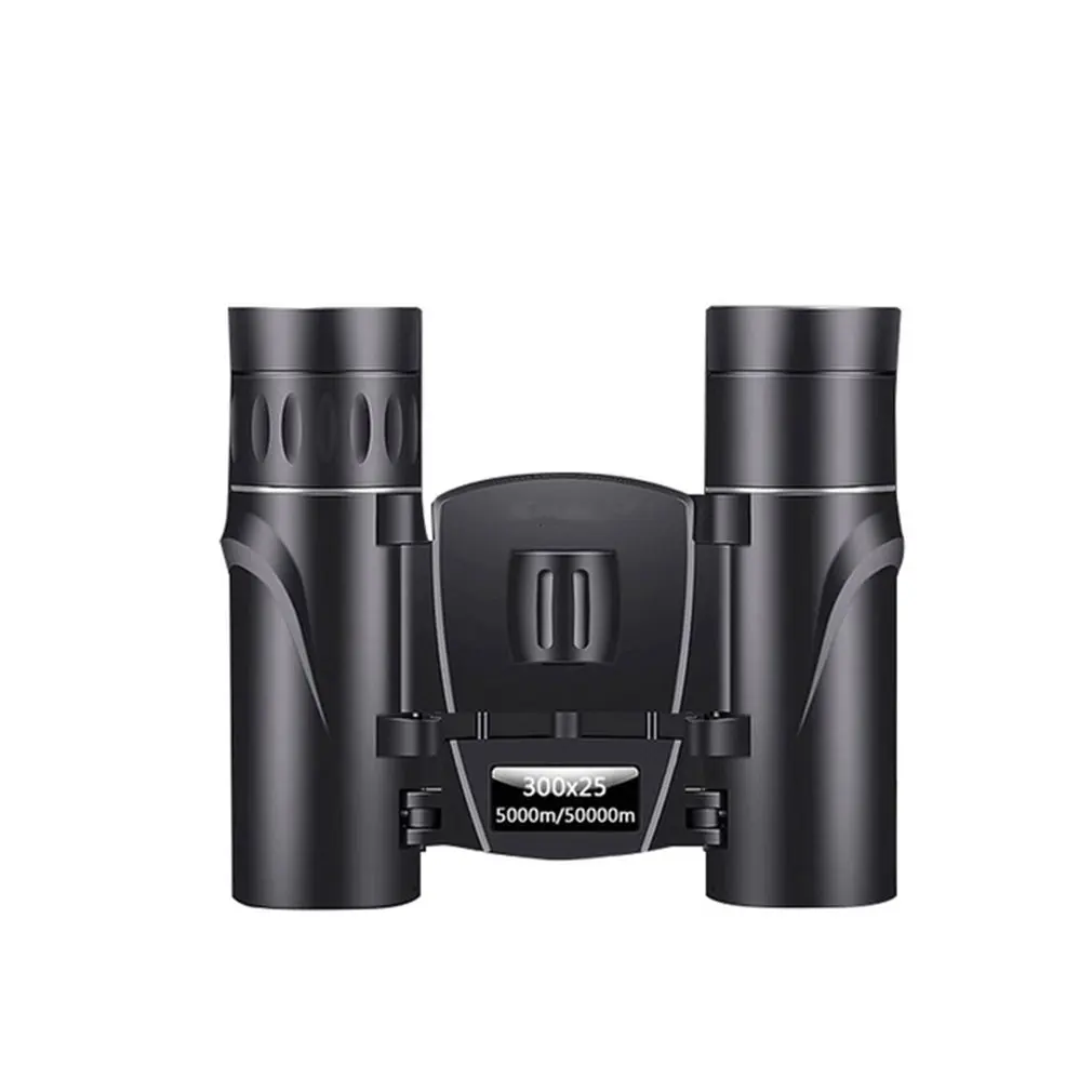 300X25 Professional Binoculars Mini Portable 50000M Telescope Binoculars Powerful Folding Long Range Low Light Night Vision