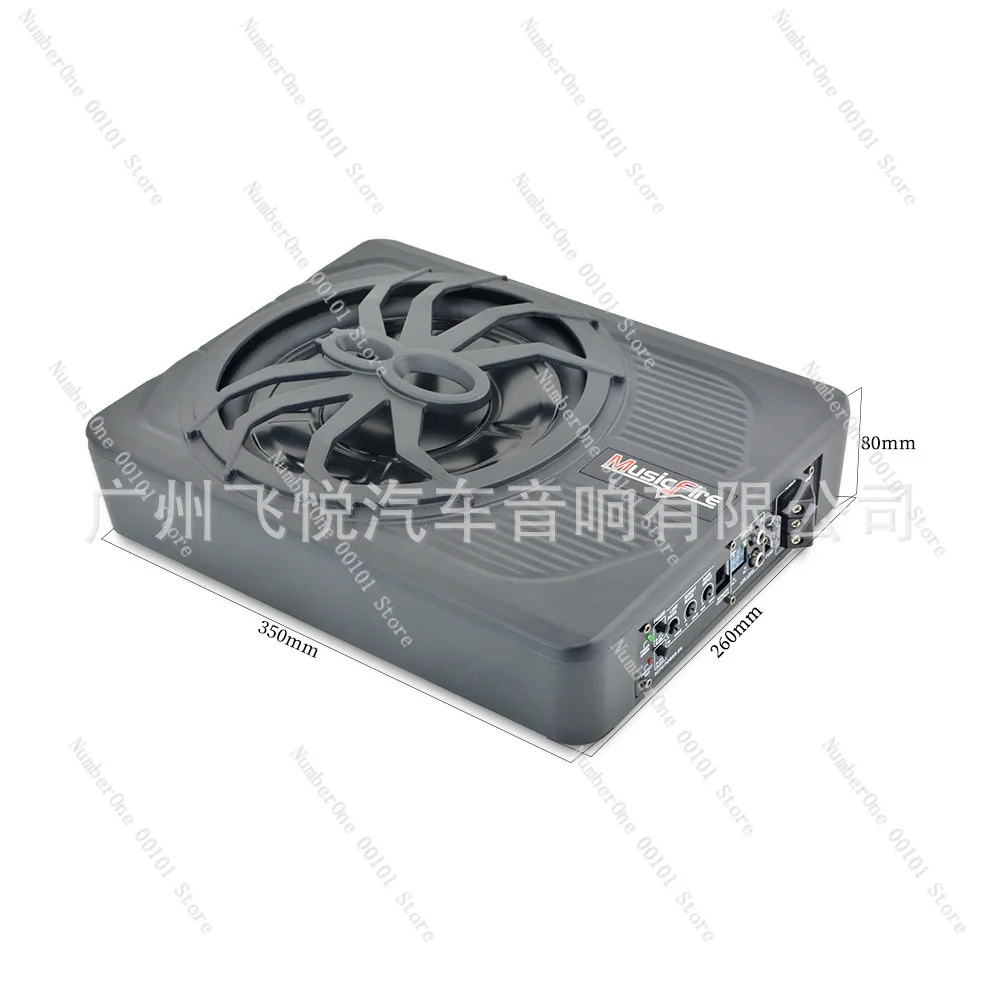 

Оптовый 10-дюймовый активный сабвуфер, автомобильный ультратонкий мощный светящийся сабвуфер "