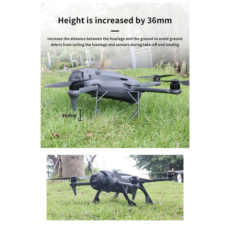B86B-ترايبود الساق تمديد الهبوط ل DJI Mavic 4 برو الطائرة بدون طيار حامل القدم الإفراج السريع حماية الجسم