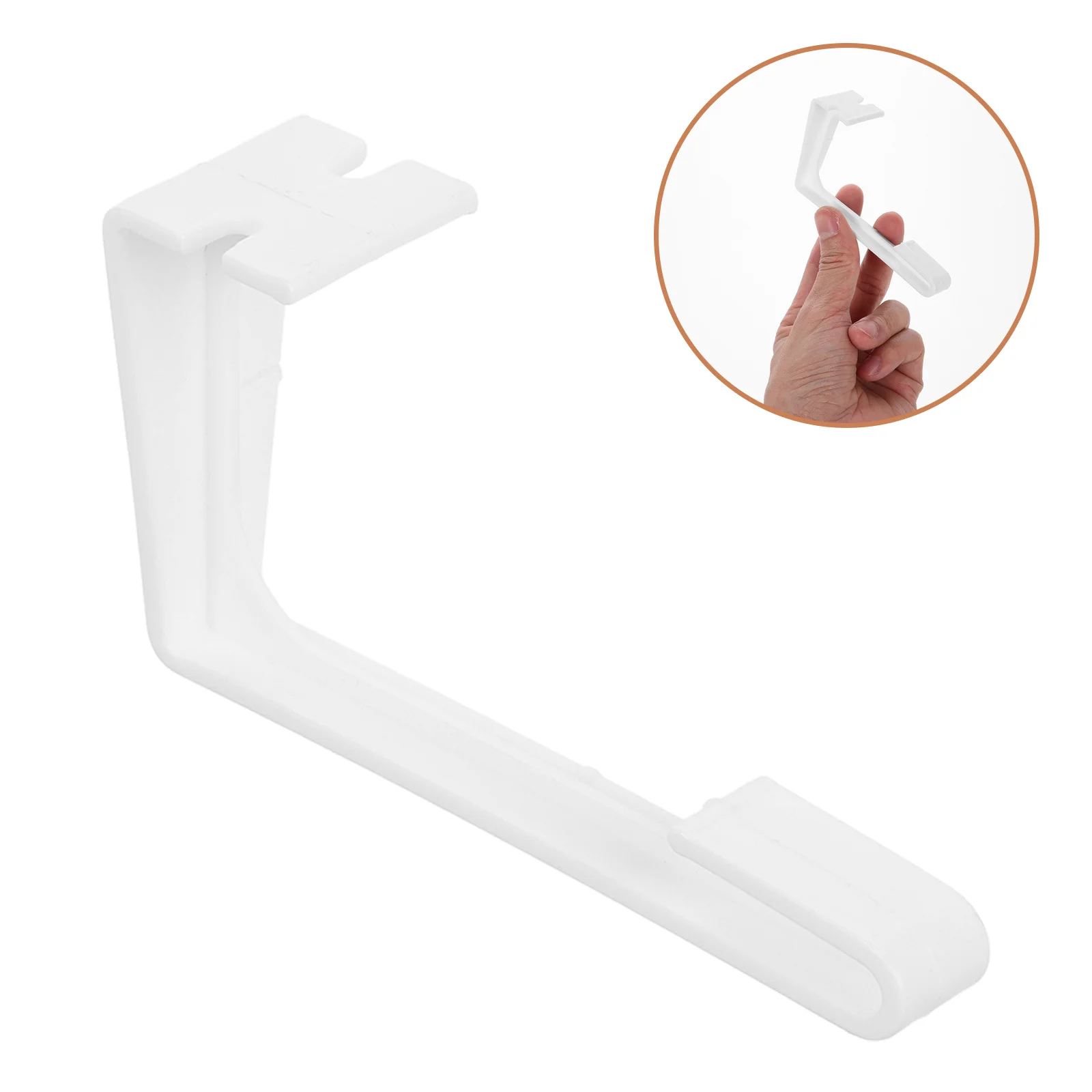 

4Pcs Rv Interior Curtain Hold Downs White Plastic Clips Camper Window Retainers Installation Kit Stable Clips Rv Window Stoppers