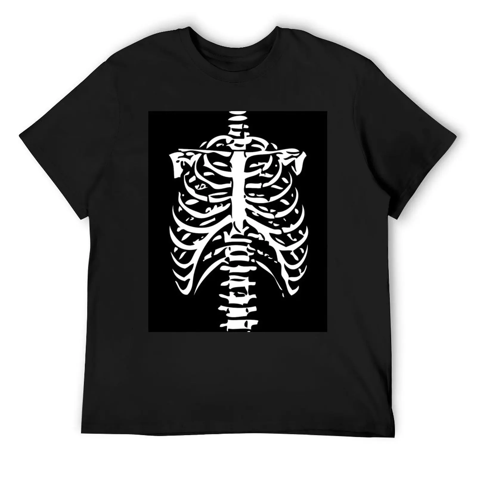 Skeleton Rib Cage T-Shirt summer tops new edition boys whites oversized t shirts for men