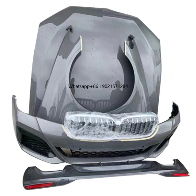 

PP Material M5 Style Car Side Skirts Front Rear Car Bumper for 5 Series E60 2003-2010 Body Kit for Cars