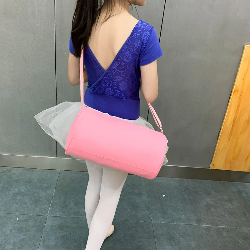 Borsa da ballo con spacco diagonale su una spalla Borsa da scuola di grande capacità Ragazza Zaino da ballo per bambini Borsa da balletto alla moda latina