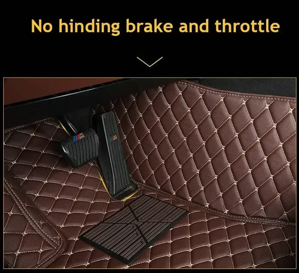 Custom Car Floor Mats For Mercedes-Benz C-Class W203 2001 2002 2003 2004 2005 2006 2007 Car Mats Floor Cars Carpets Accessories
