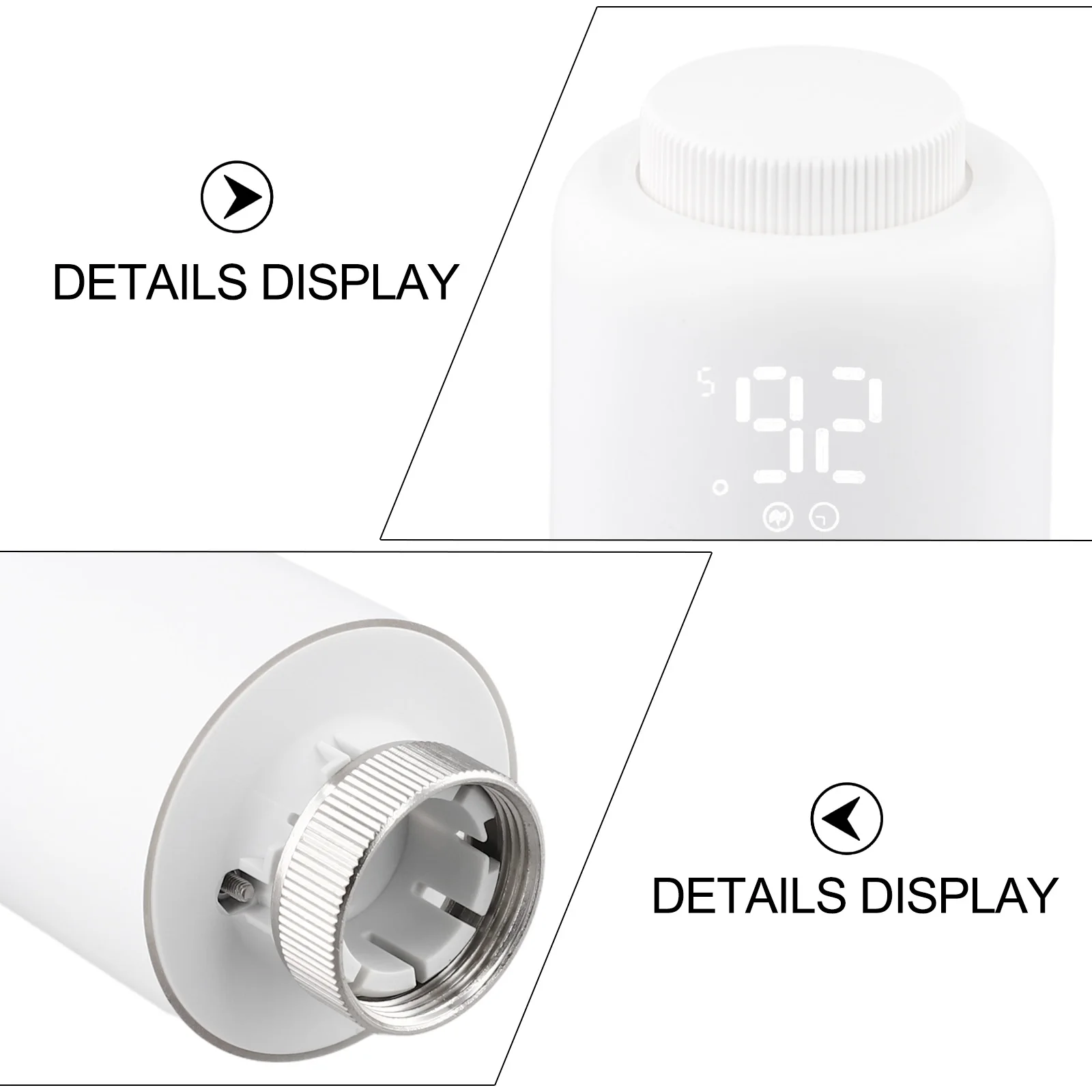 

Программируемый термостат с приводом интеллектуального радиатора с еженедельным расписанием и историческим отслеживанием температуры