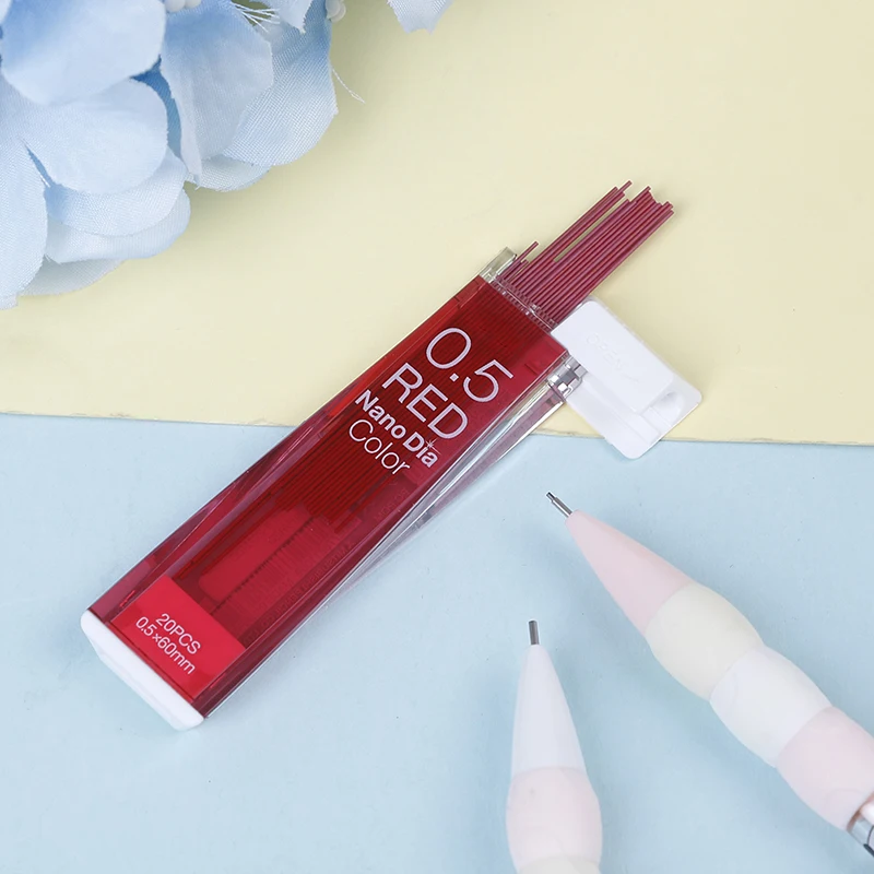 1PC gorąca sprzedaż 0.5mm kolorowy ołówek automatyczny specjalne ołówki malowanie wkłady do ołówków mechanicznych szkolne artykuły papiernicze artykuły biurowe