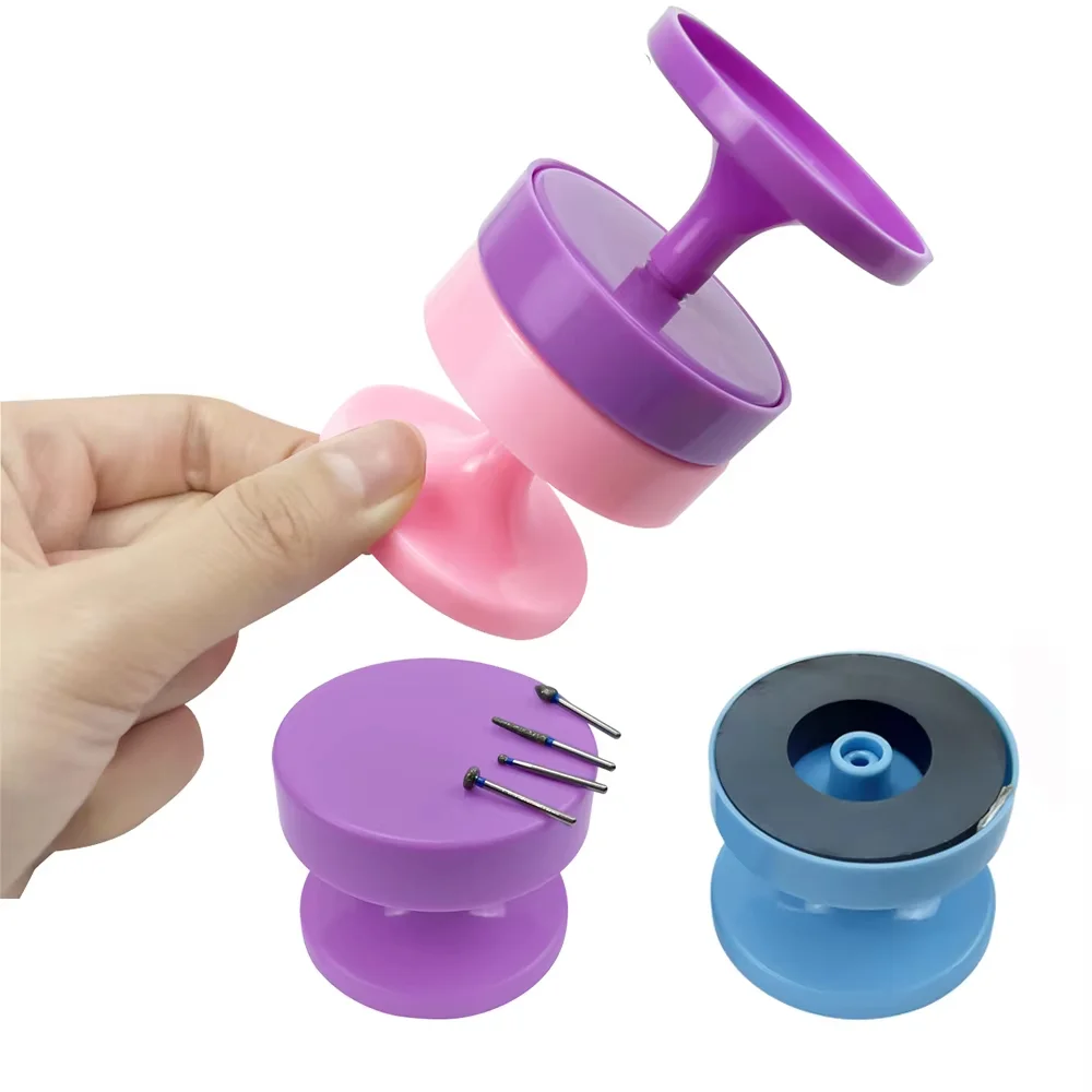 

Magnetic Bur Holder Dental Drills Holder Plate Storage Organizer Magnet Suction Cup Orthodontic Tool Burs Rack Dentist Instrumen